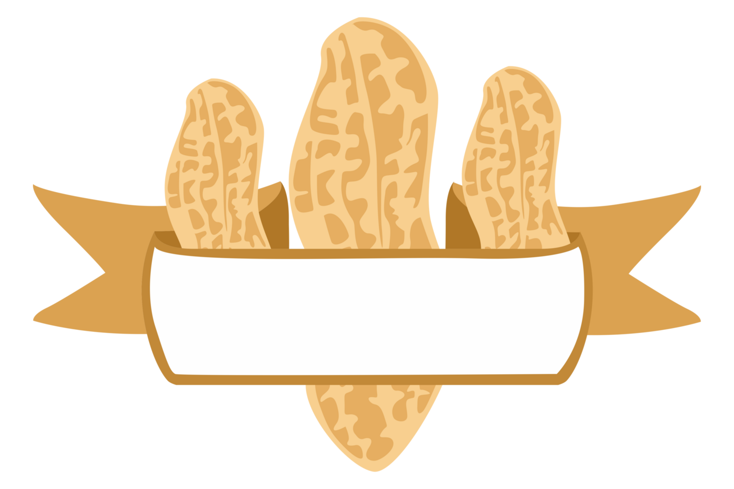 Peanut Logo Icon On Transparent Background png
