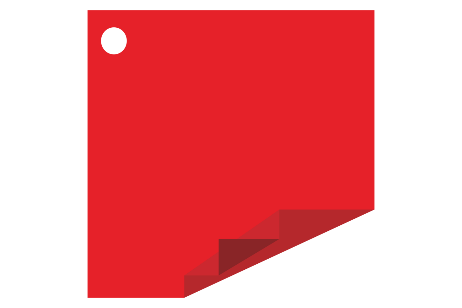 Blank Red Label Tag With Transparent Background png