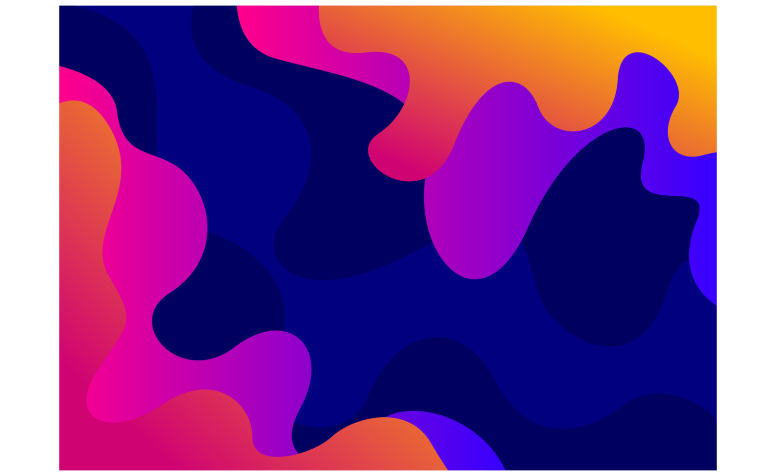 Abstract Squirt and Splash Gradient Fluid Background png