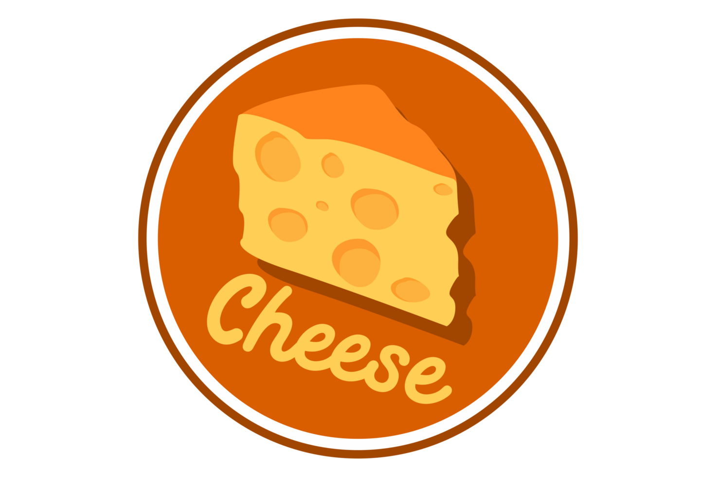 Cheese Logo Icon With Transparent Background 24035142 PNG