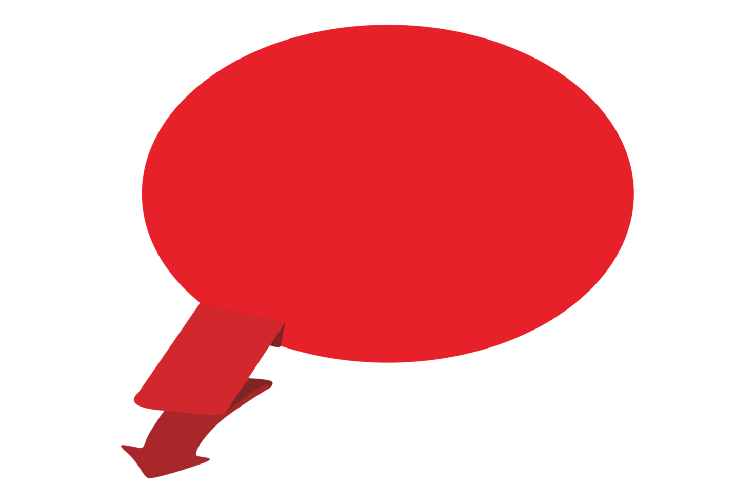 Blank Red Label Tag Sale With Transparent Background png