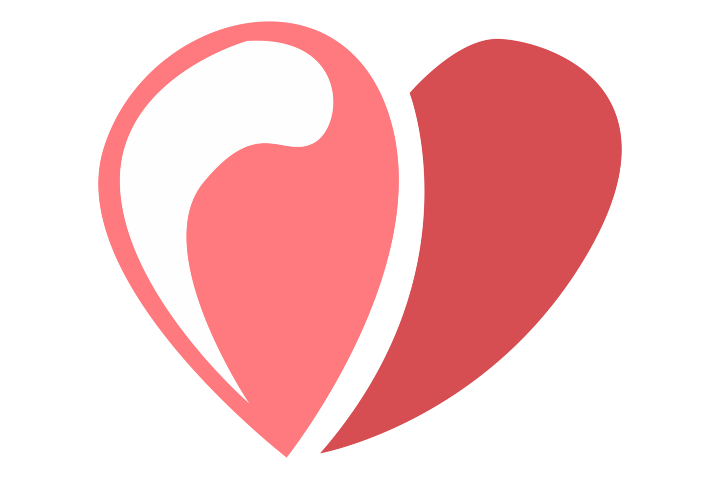 Simple Valentine Love With Transparent Background png