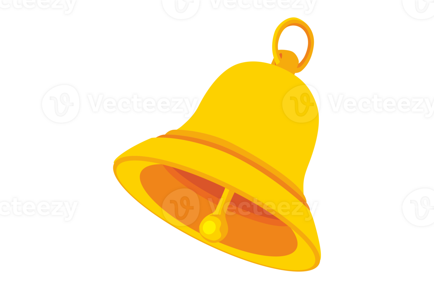 Gold Bell on a transparent background 24035214 PNG