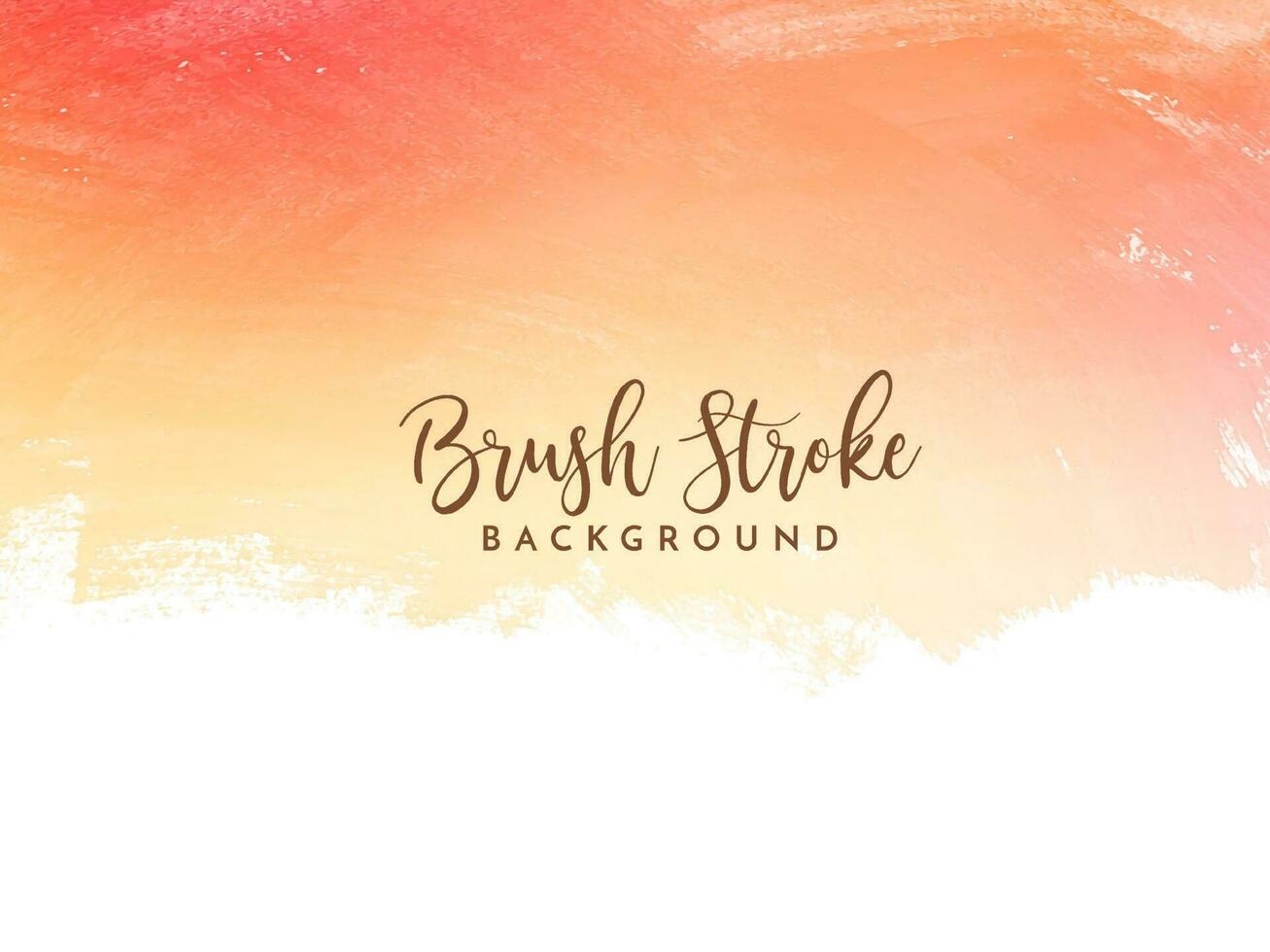 Abstract watercolor brush stroke soft colorful background vector
