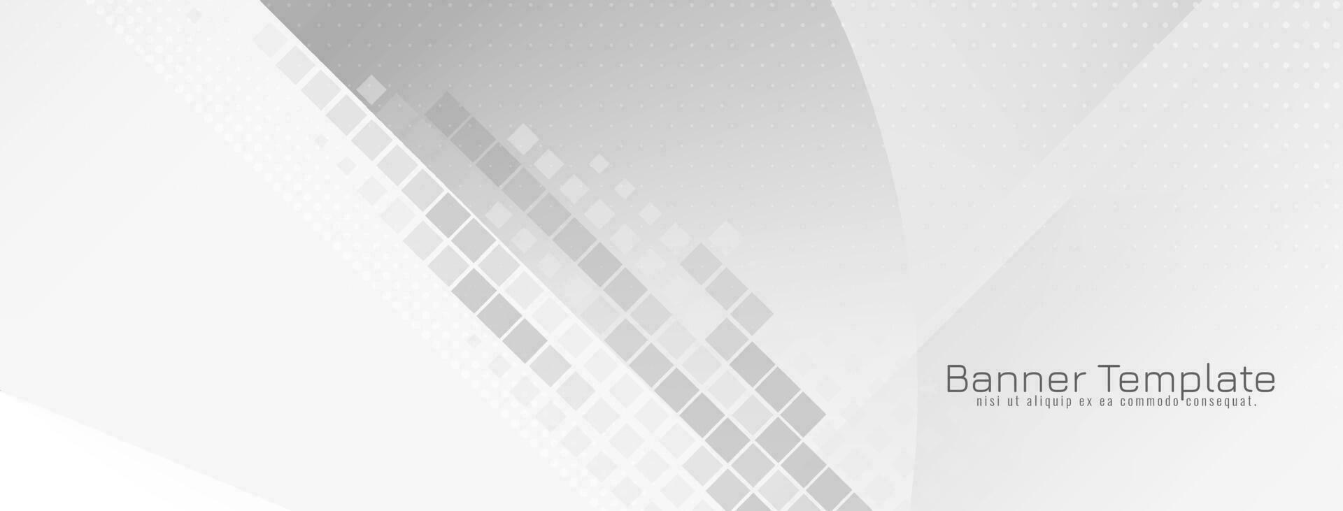 Abstract modern gray color geometric trendy banner design vector