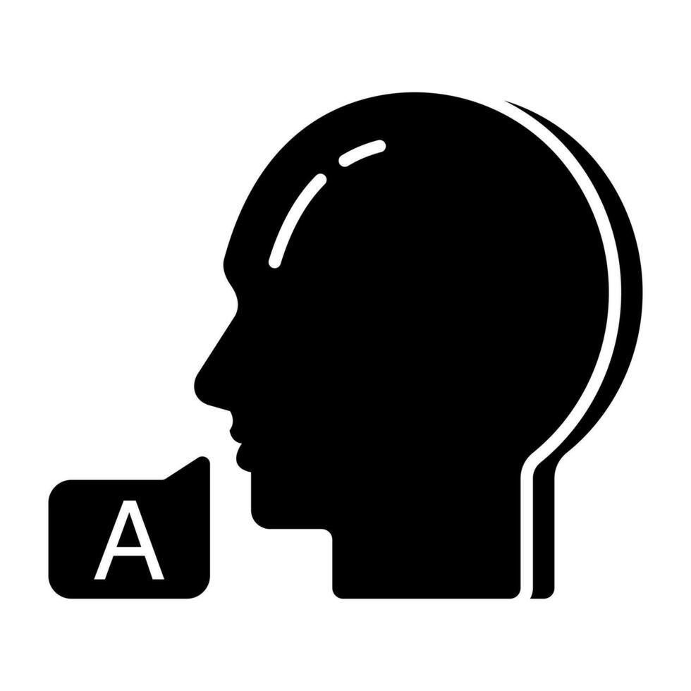 Perfect design icon of speech vector