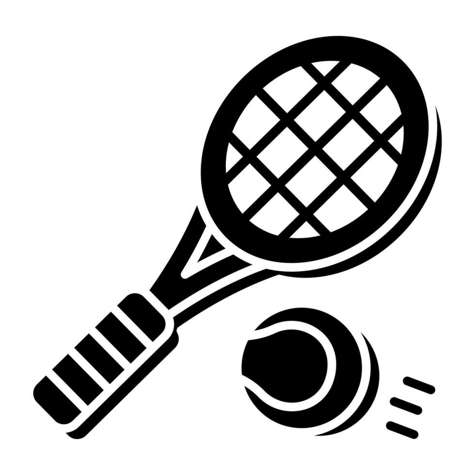 A perfect design icon of long tennis vector
