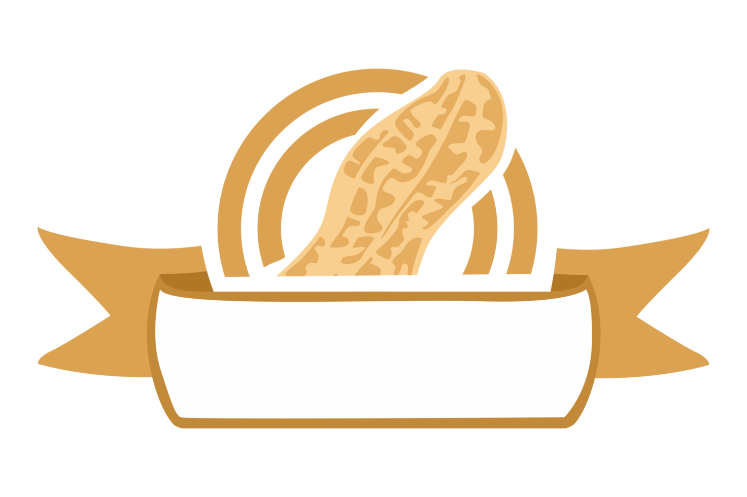 Peanut Logo Icon On Transparent Background png