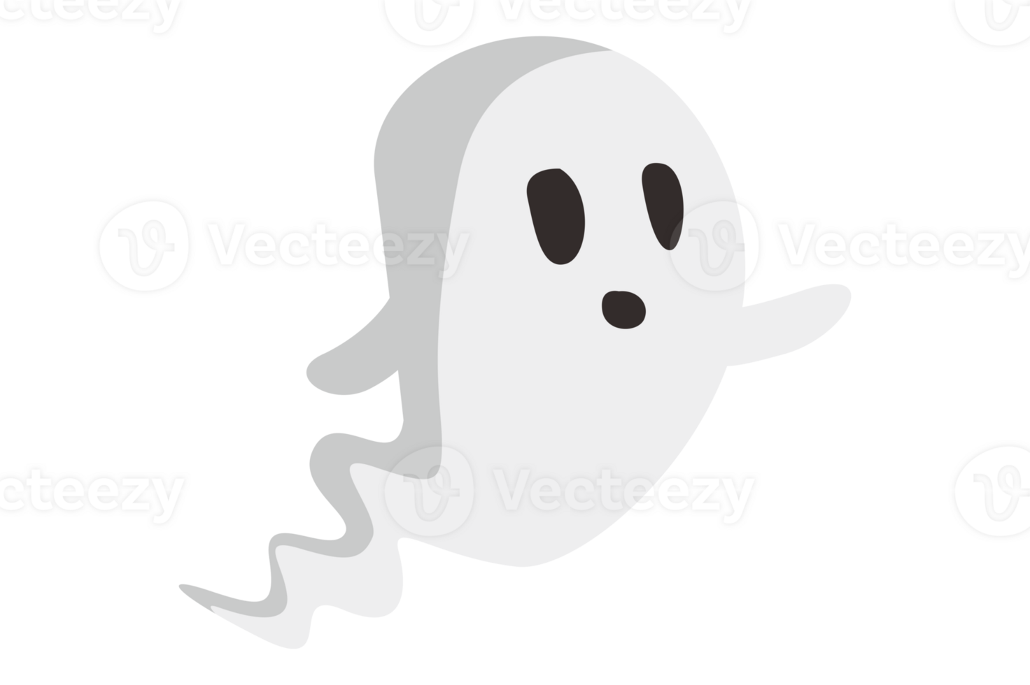 Cute Halloween Ghost With Transparent Background png