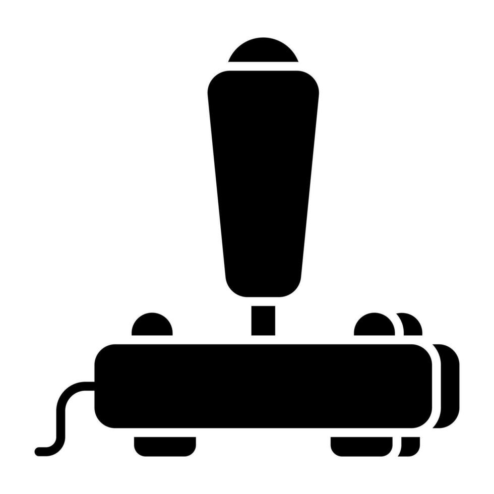 A modern design icon of joystick vector