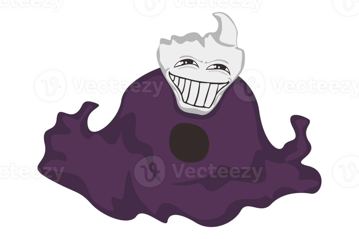 Halloween Monster Cartoon Character With Transparent Background png