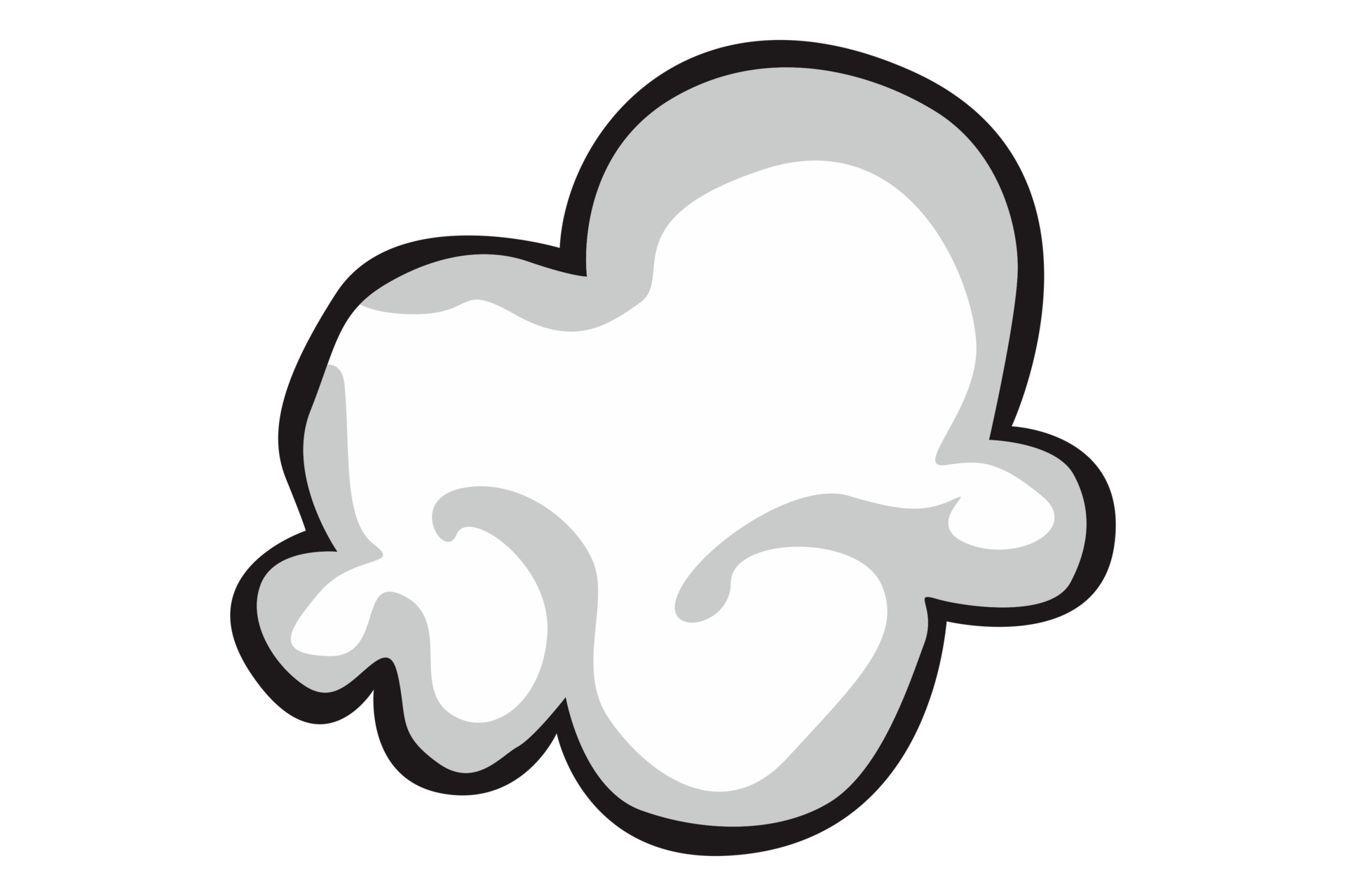 White Cloud With Transparent Background 24036211 PNG