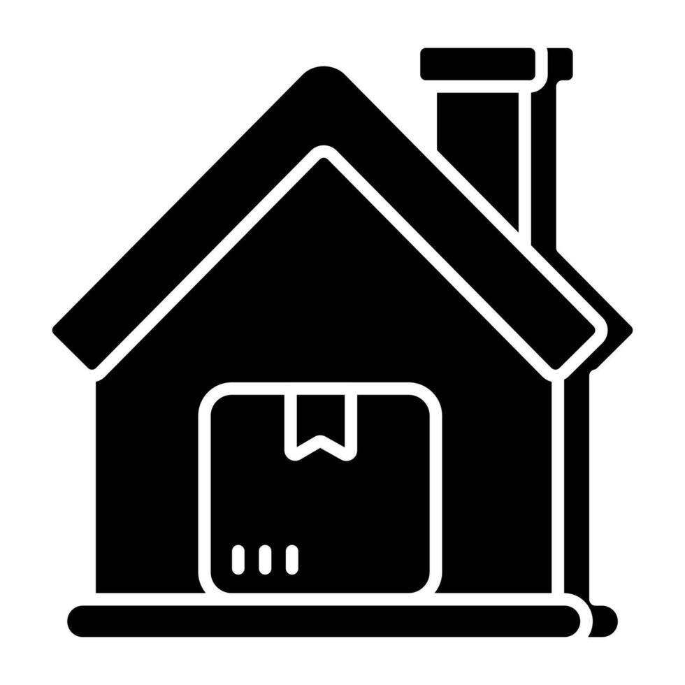 Conceptual design icon of home delivery vector