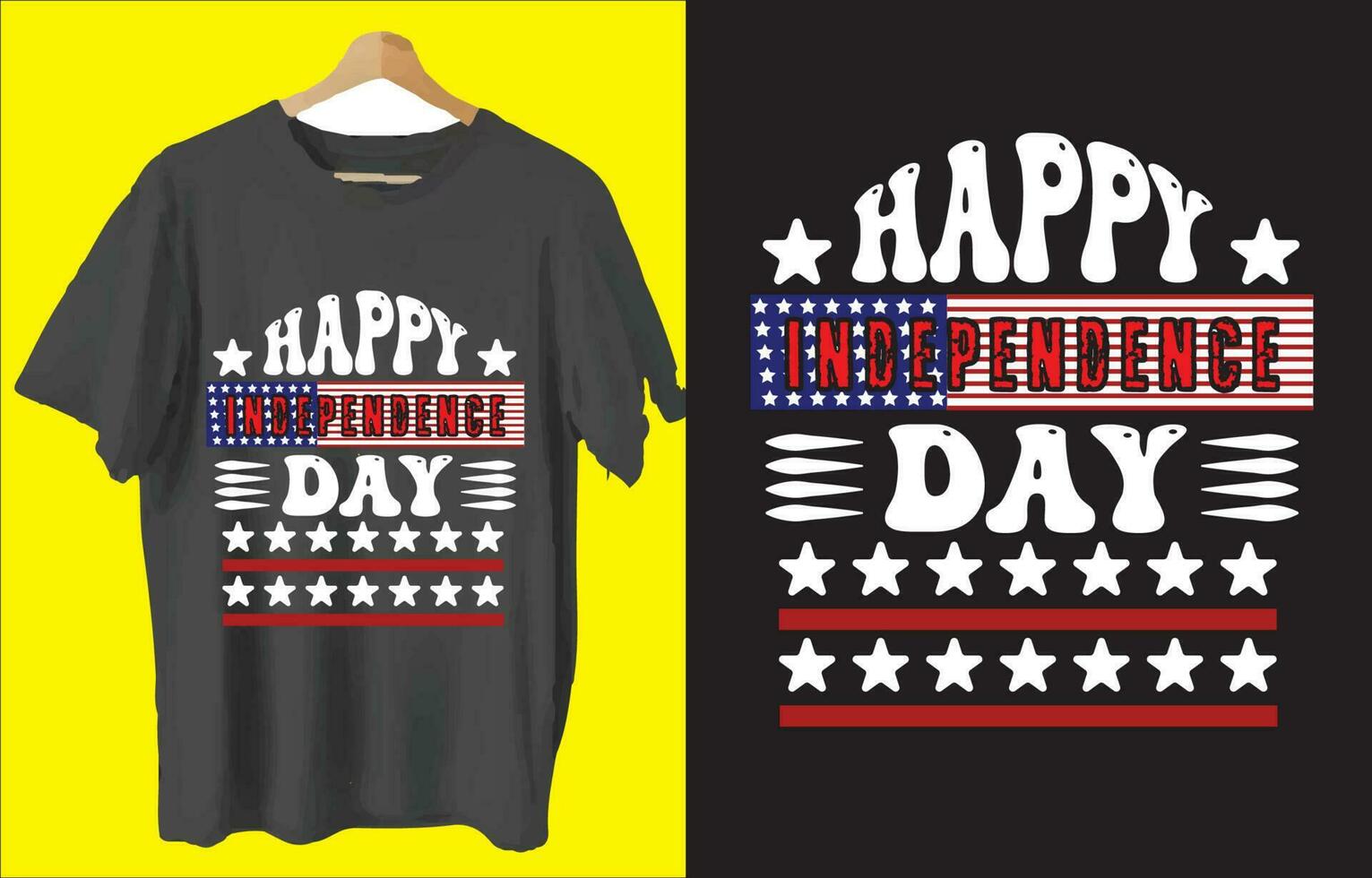 USA Independence Day graphic design for t-shirt, cards, frame artwork, phone cases, bags, mugs, stickers, tumblers, print etc. vector