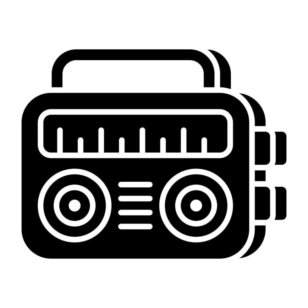 A premium download icon of cassette player vector