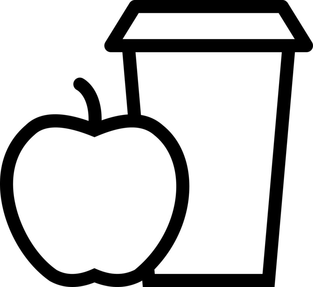 apple vector illustration on a background.Premium quality symbols.vector icons for concept and graphic design.
