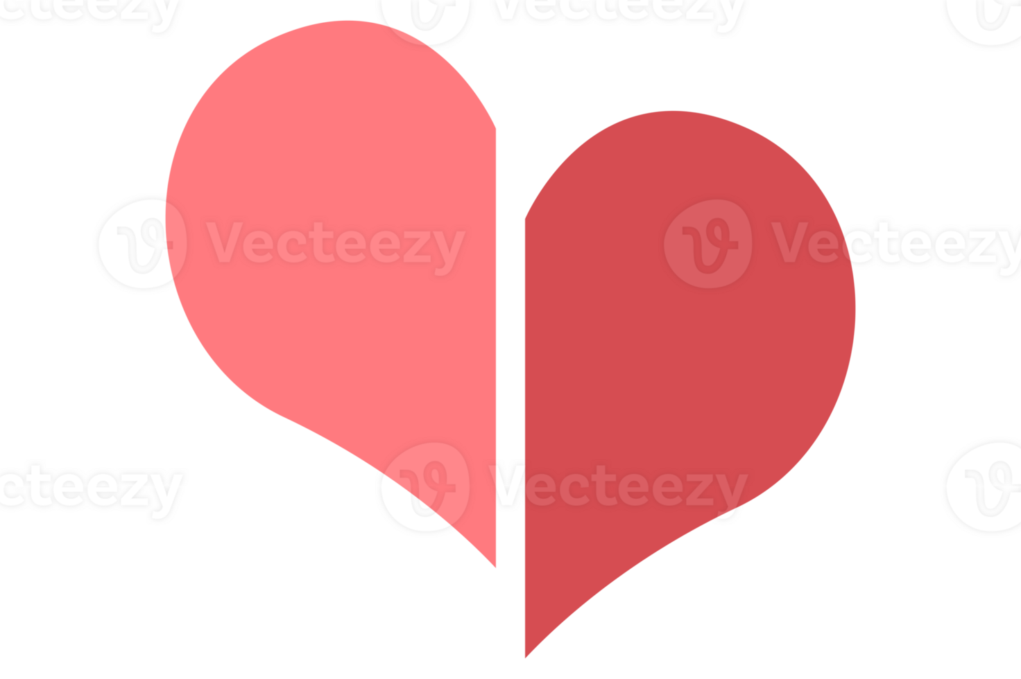 Simple Valentine Love With Transparent Background png
