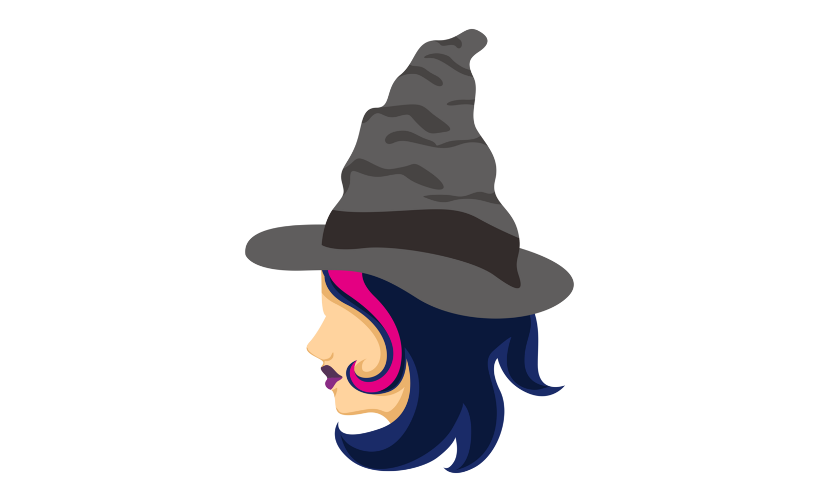Witch Head On Transparent Background png