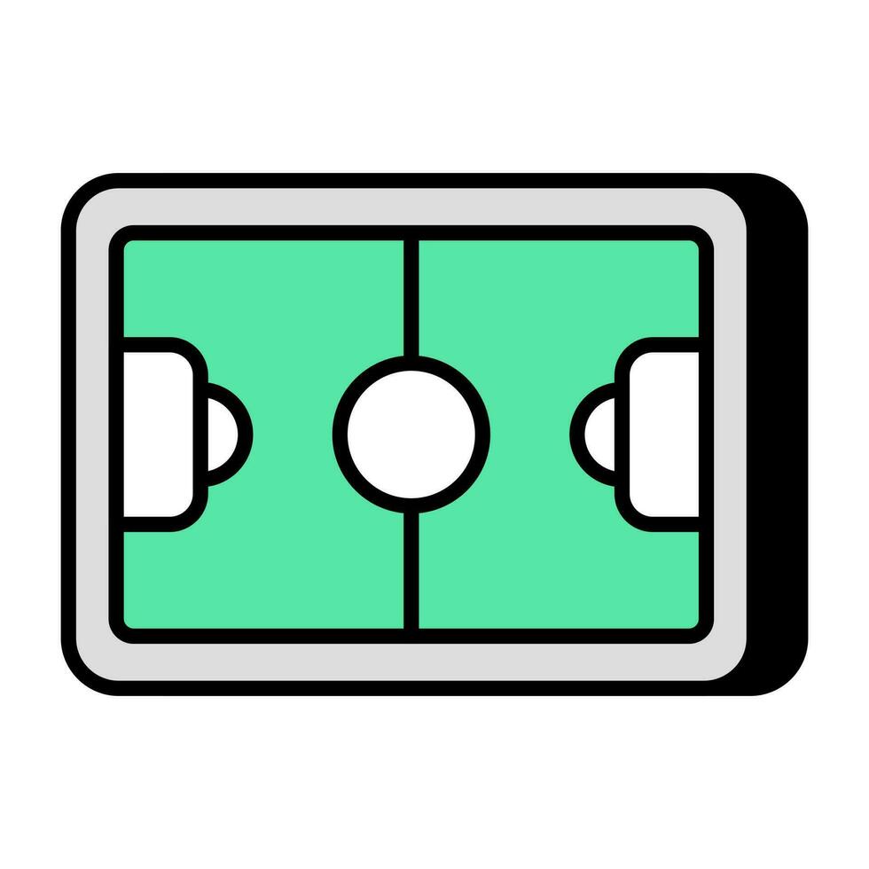 A perfect design icon of hockey pitch vector