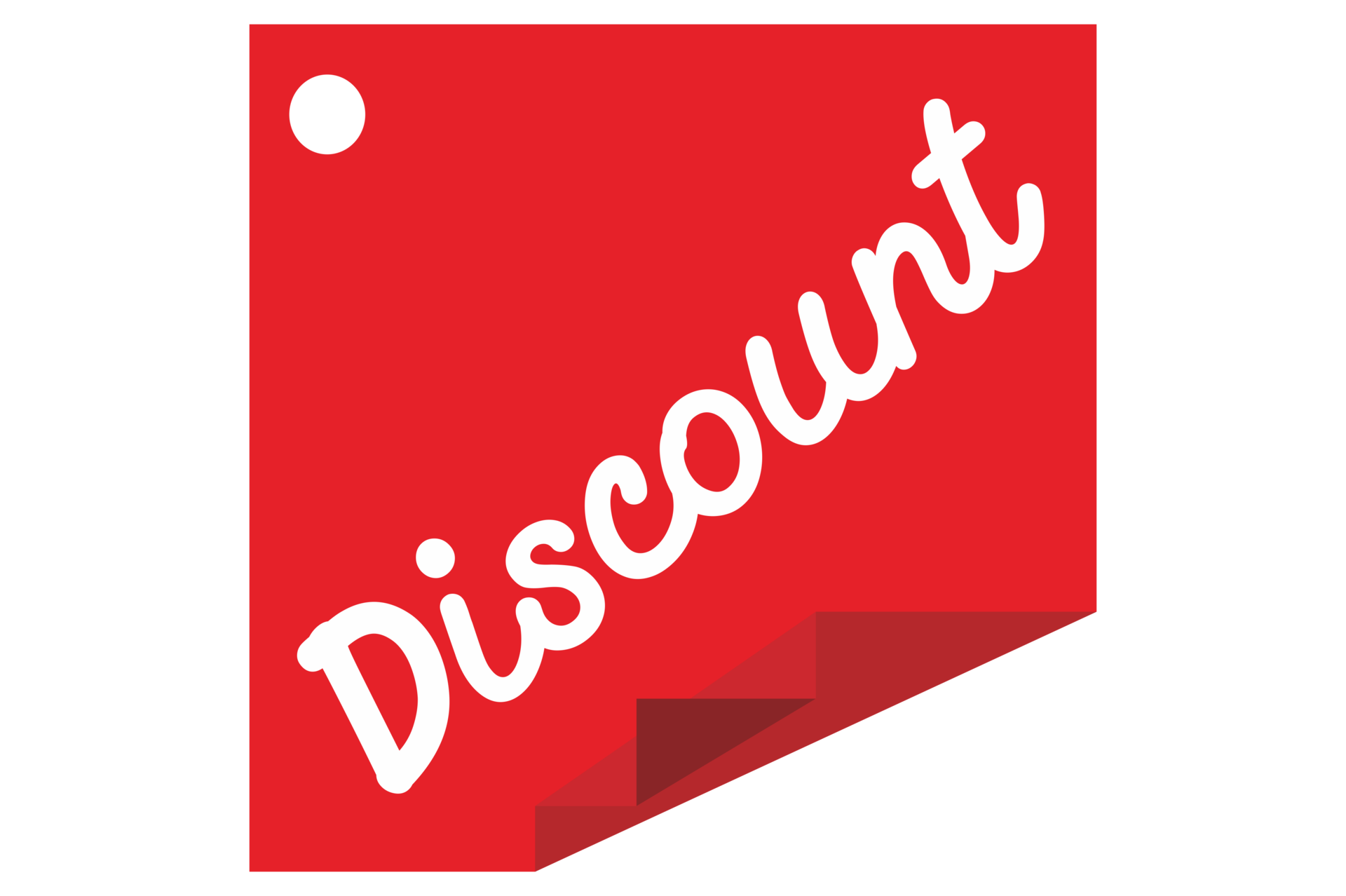 Red Discount Label Tag With Transparent Background 24037158 PNG