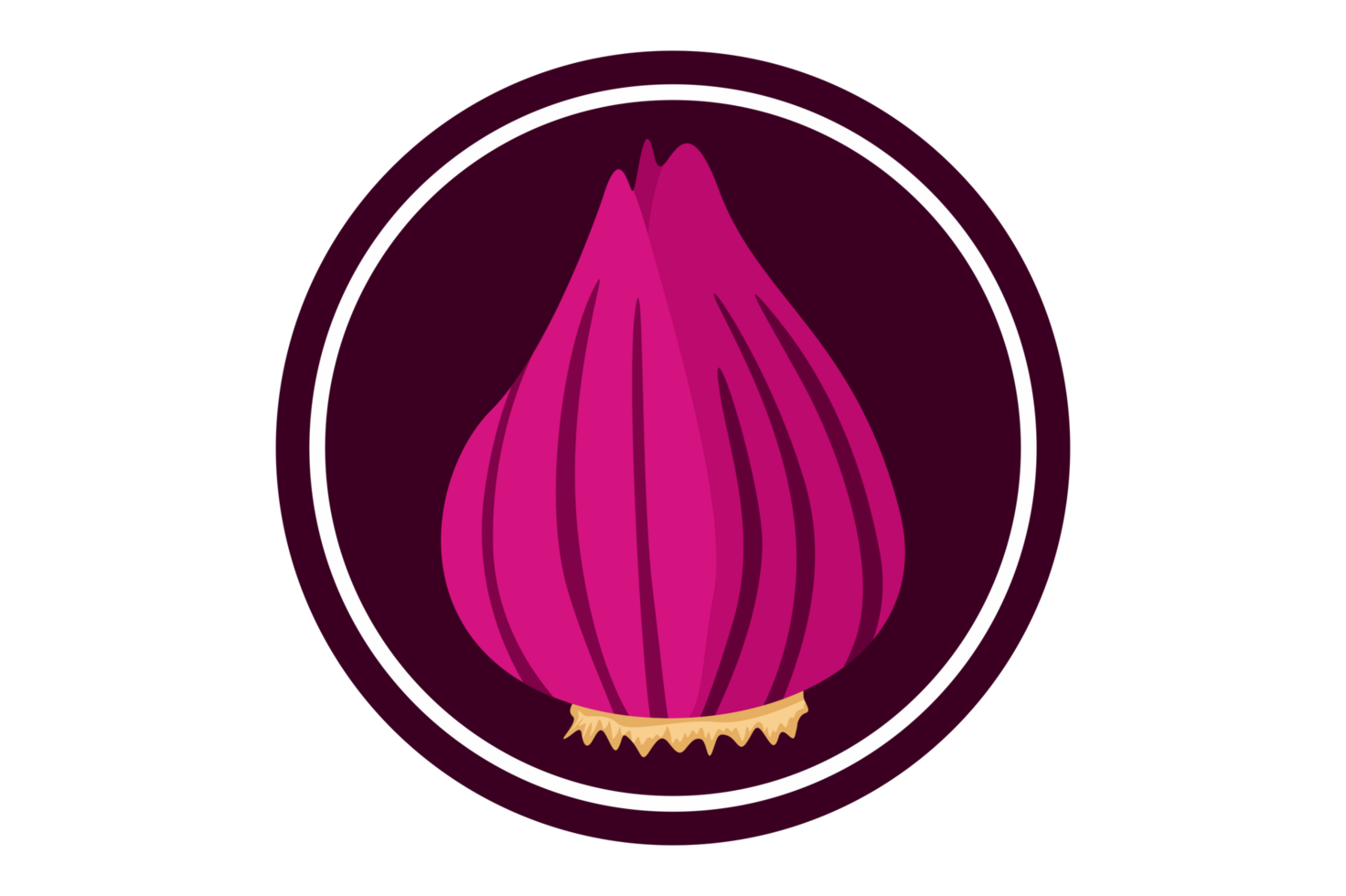 Red Onion Logo Icon On Transparent Background 2403344 - vrogue.co