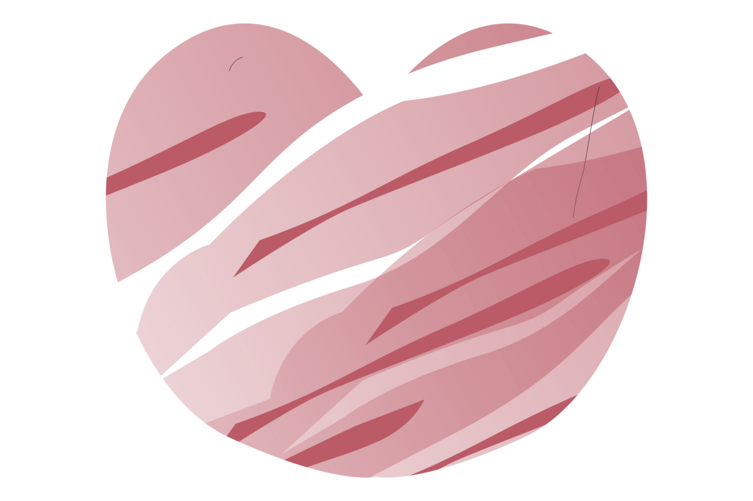 Valentine - Pattern Love With Transparent Background png