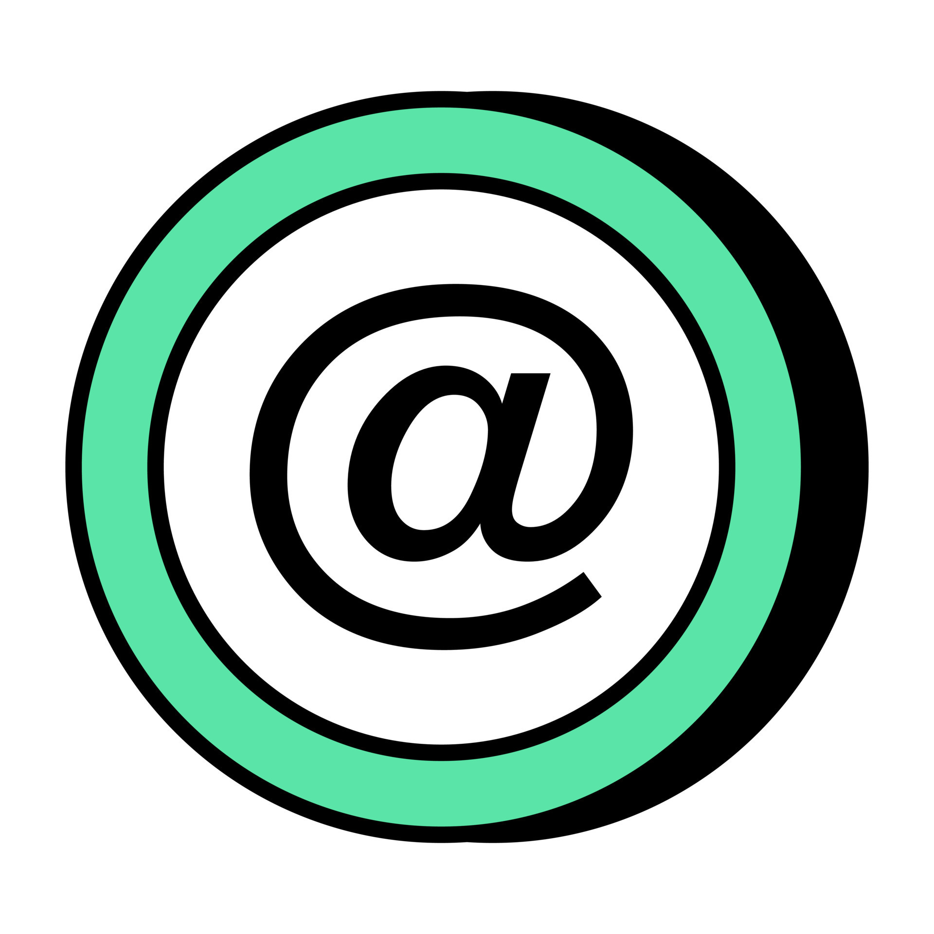 Arroba icon editable vector 24037270 vector art at vecteezy