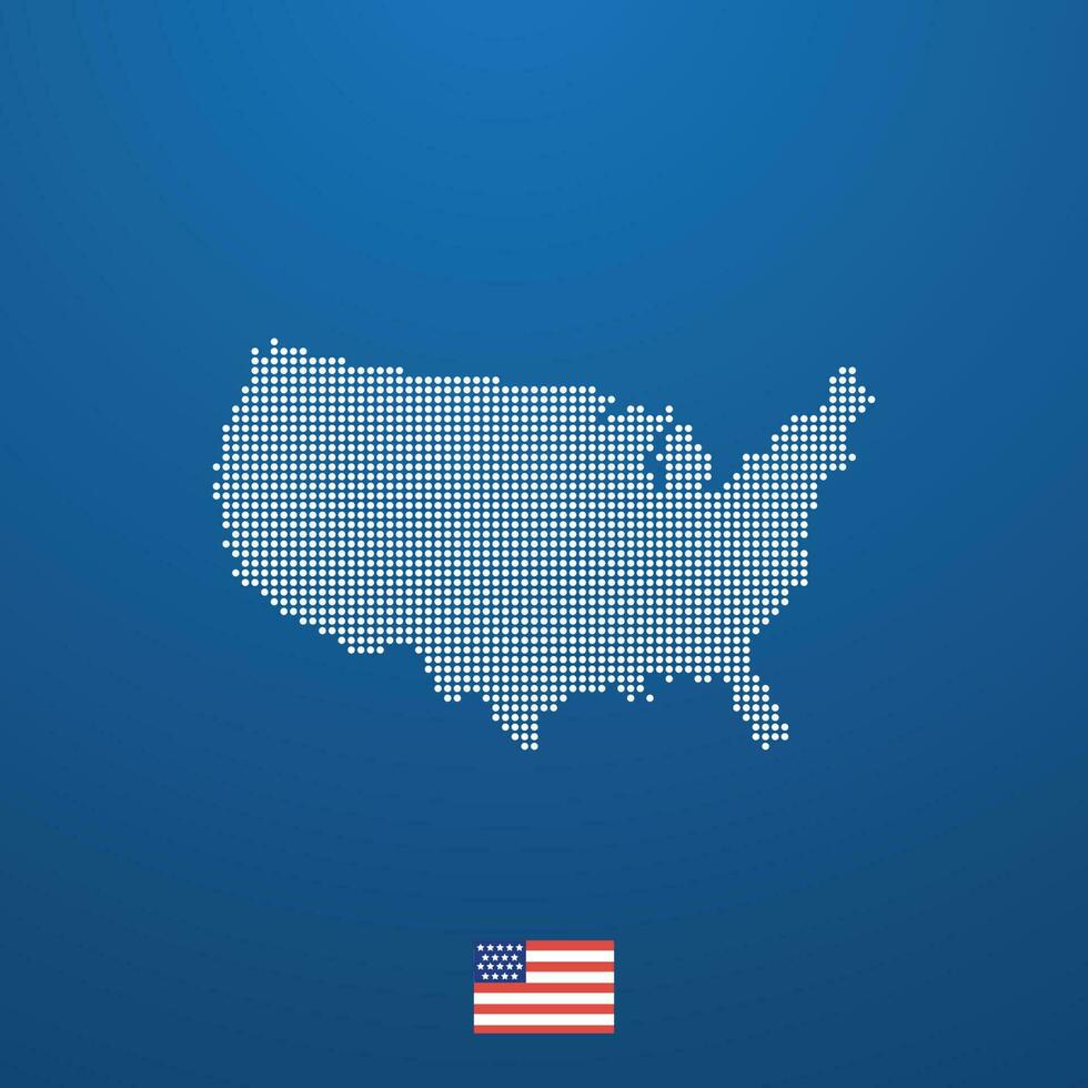 Estados Unidos país mapa ilustraciones vectores