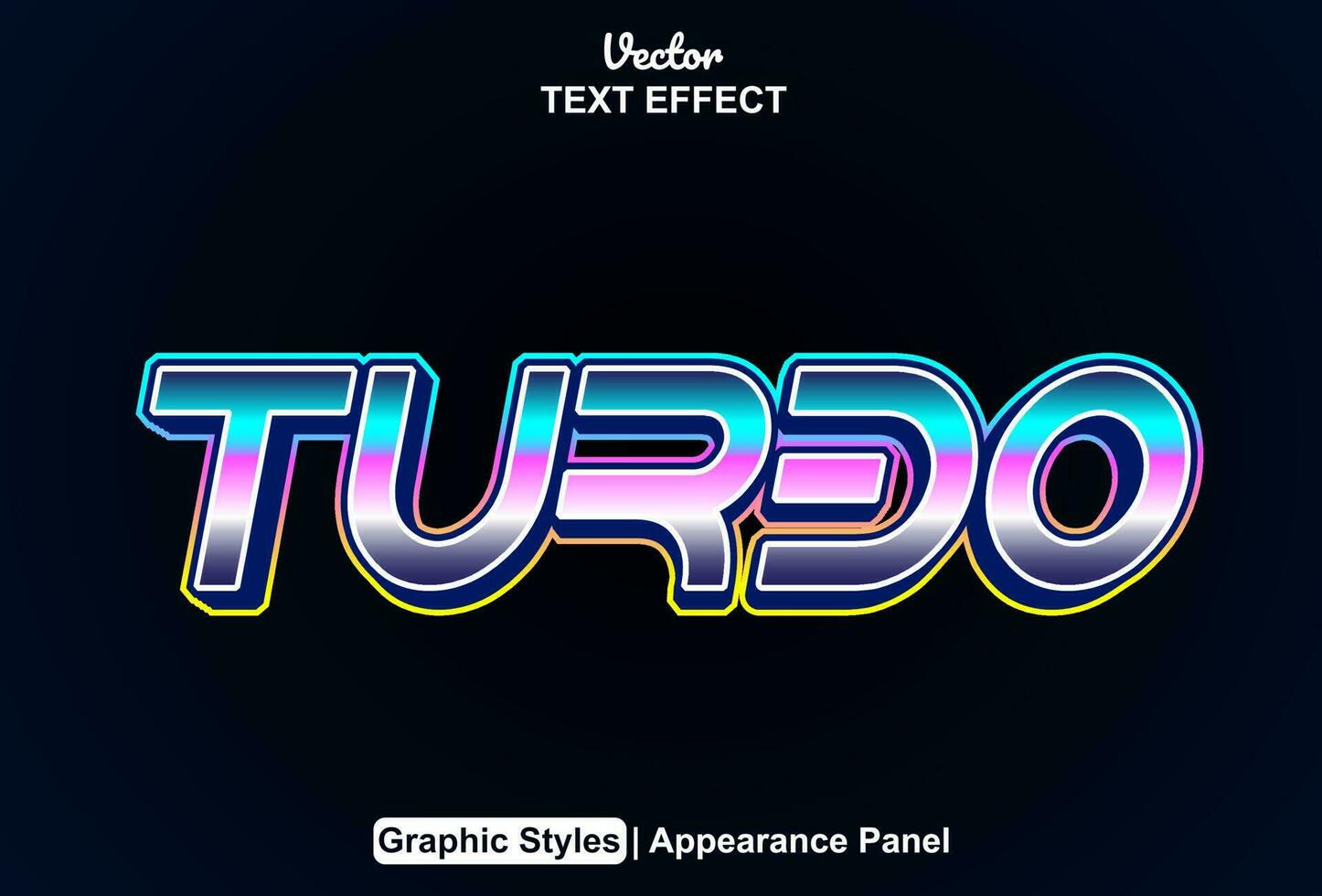 hype text effect with blue color graphic style and editable. vector