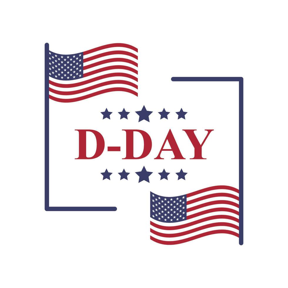 D Day background. vector