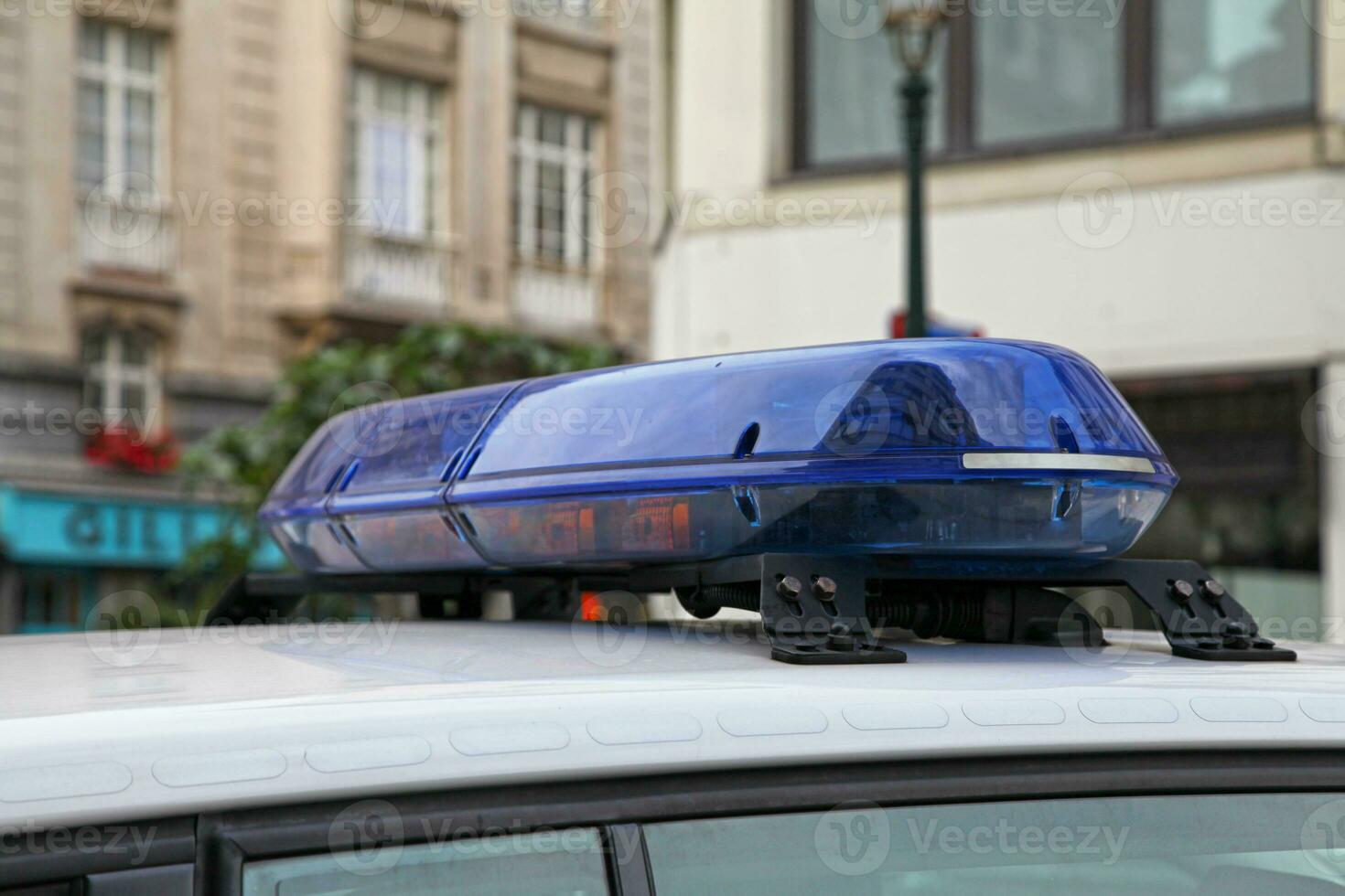 Siren of a Belgian police car photo