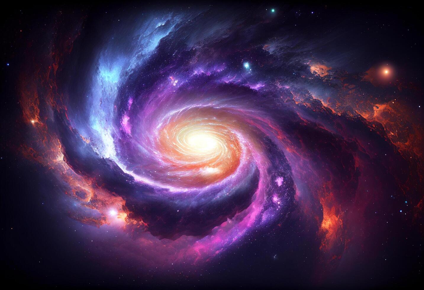 Space galaxy background photo