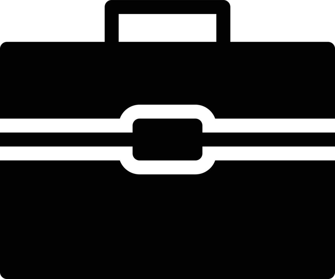 ilustración de vector de maletín en un fondo. símbolos de calidad premium. iconos vectoriales para concepto y diseño gráfico.
