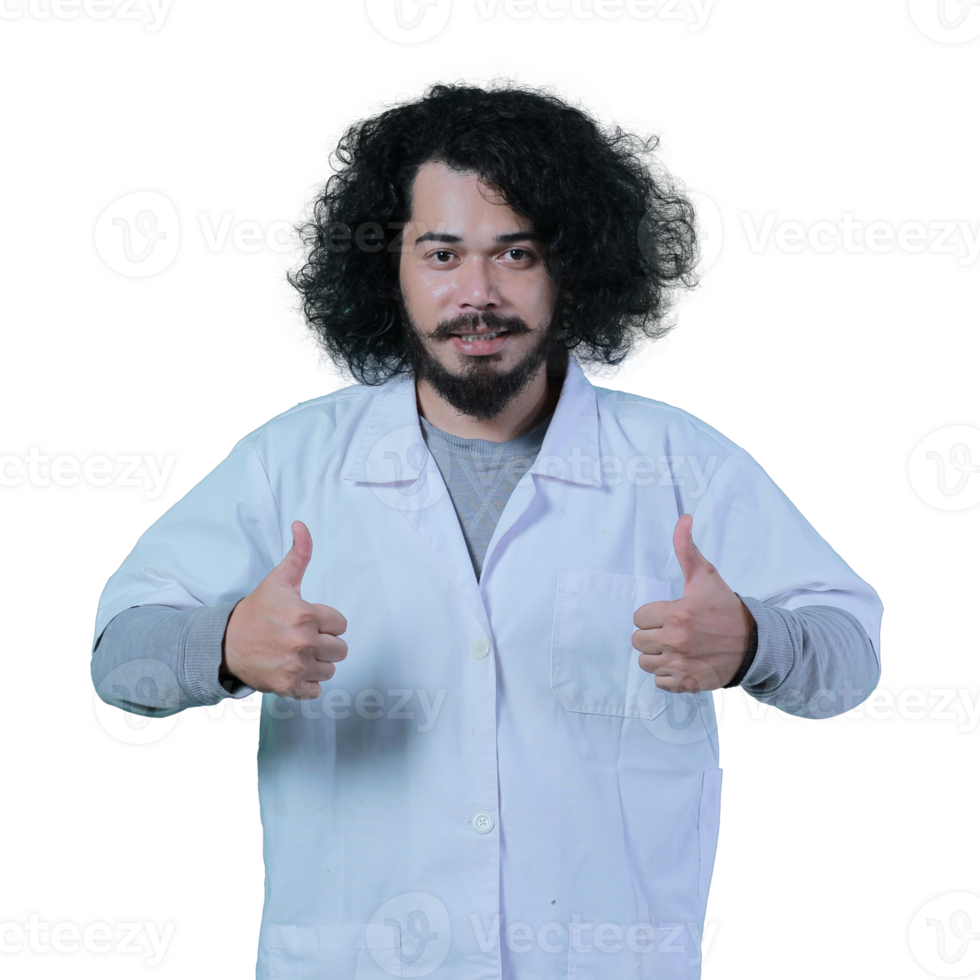 asiatico maschio scienziato espressione png