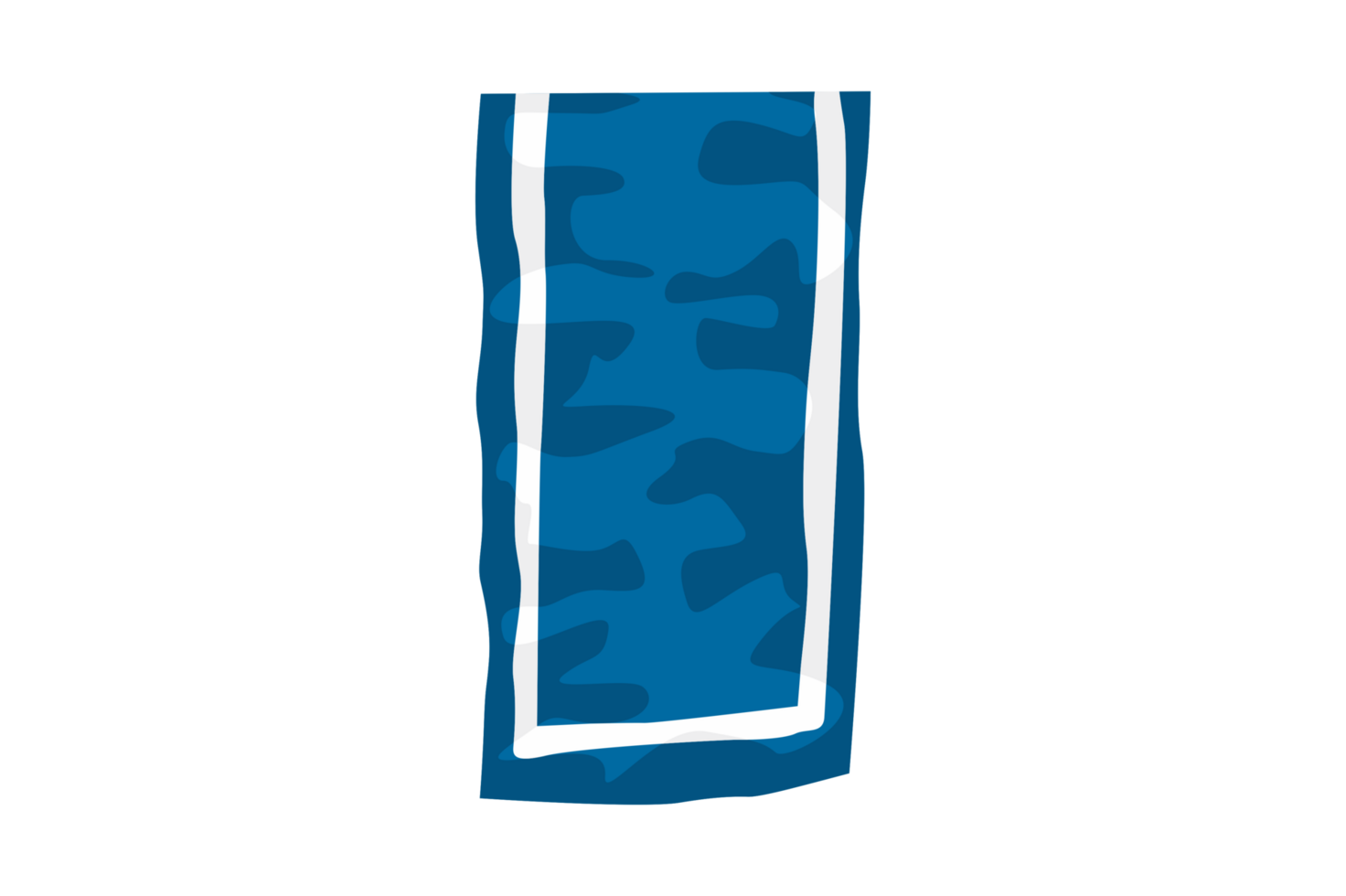 Blue Hanging Flag With Transparent Background png