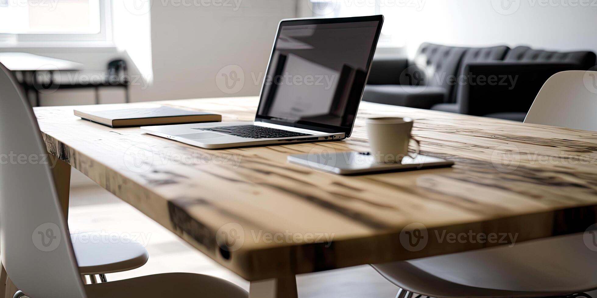 Modern office interior design . Contemporary workspace for creative business. image. photo