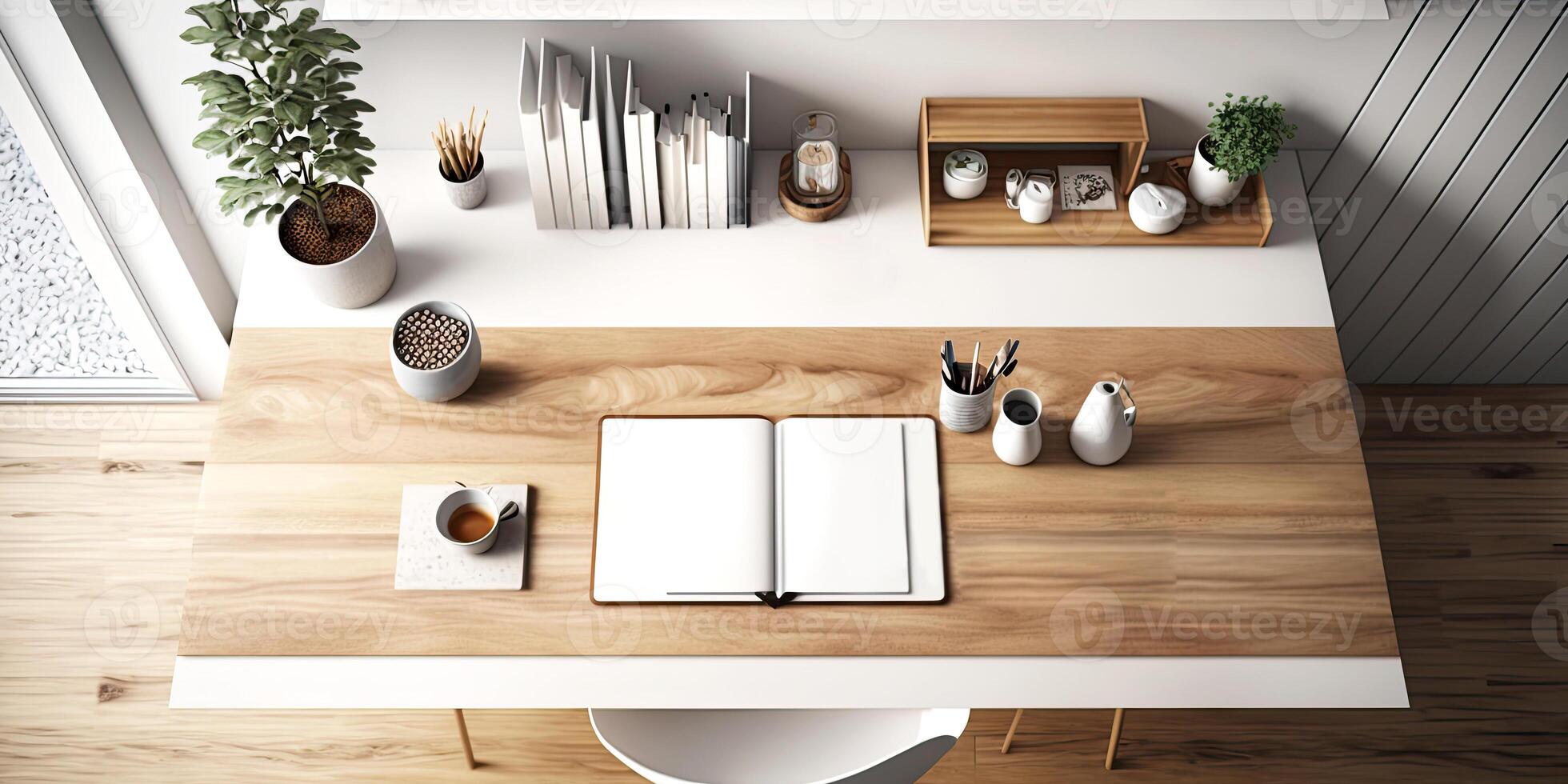 Modern office interior design . Contemporary workspace for creative business. image. photo