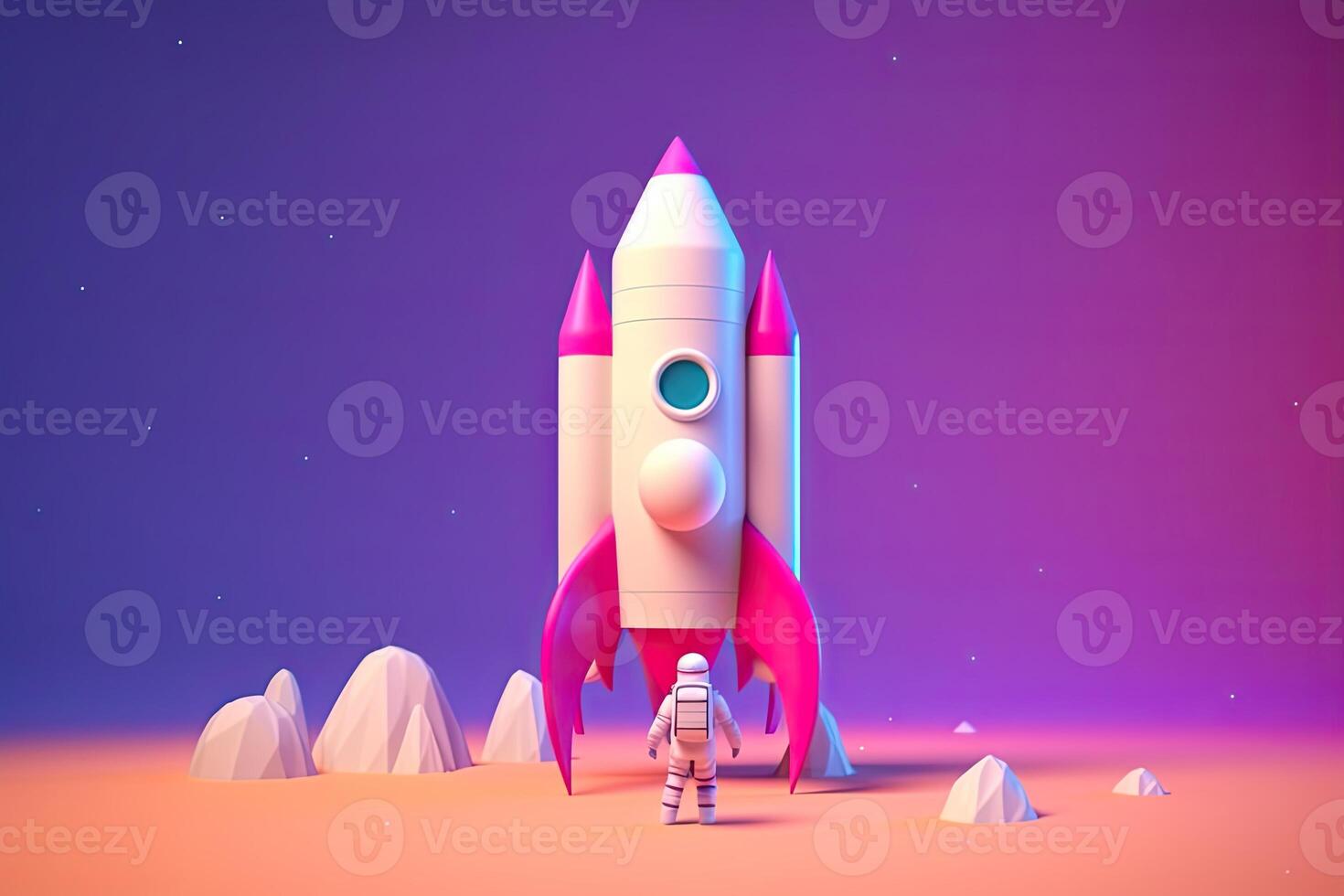 Astronauts space explorers. sketch art for artist creativity and inspiration. . photo