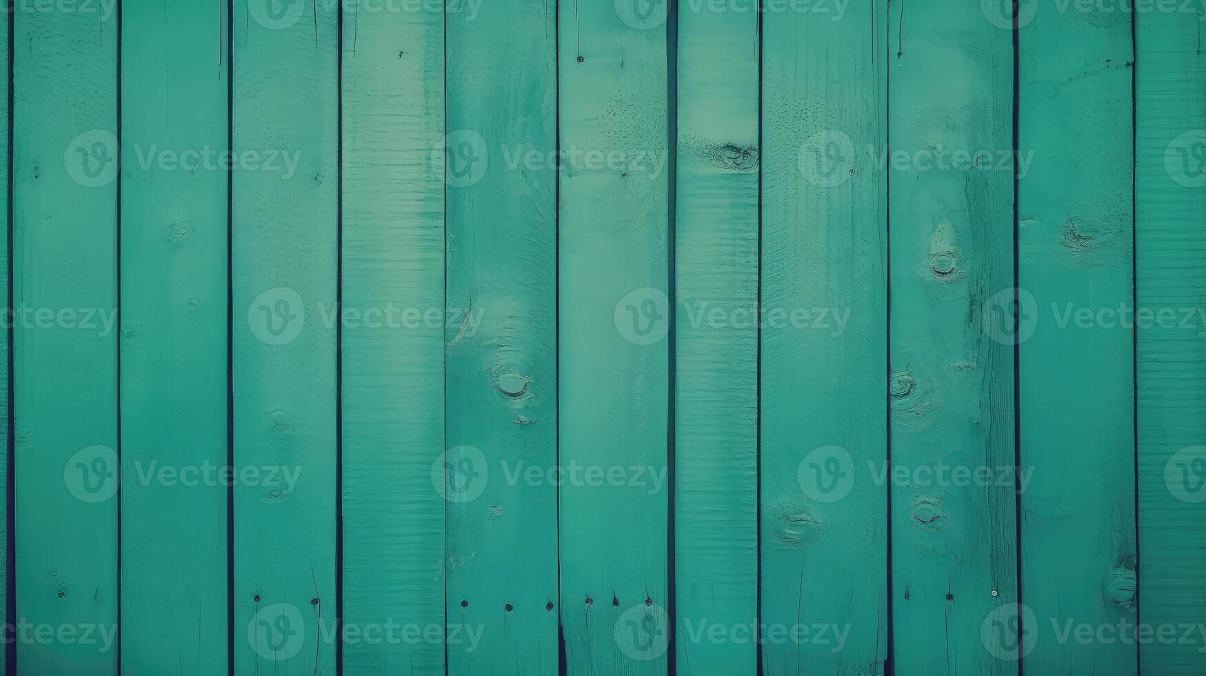 Top View of Green Painted Wooden or Plank Texture Background, . photo