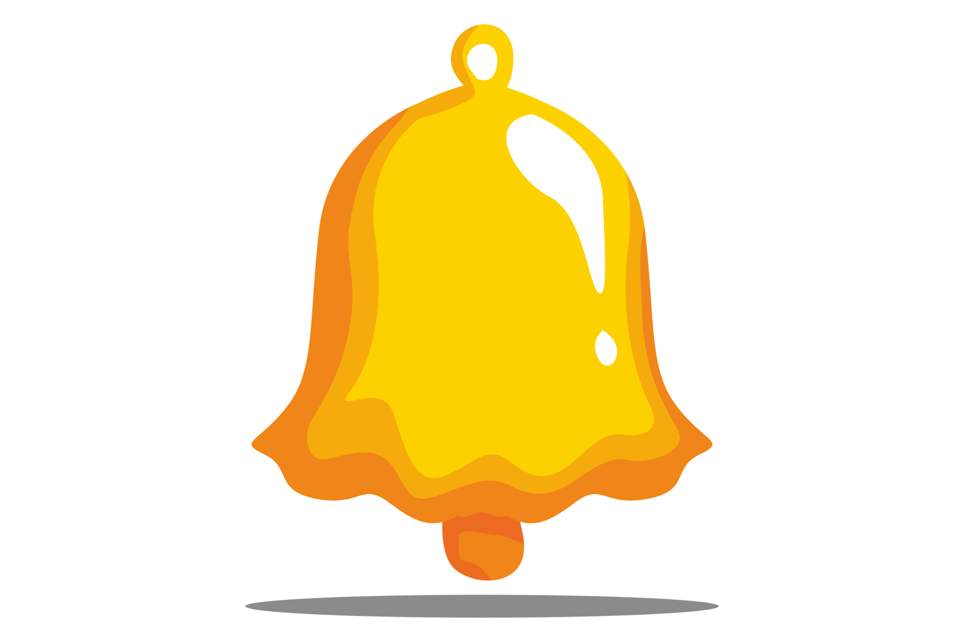 Gold Bell on a transparent background 24042271 PNG