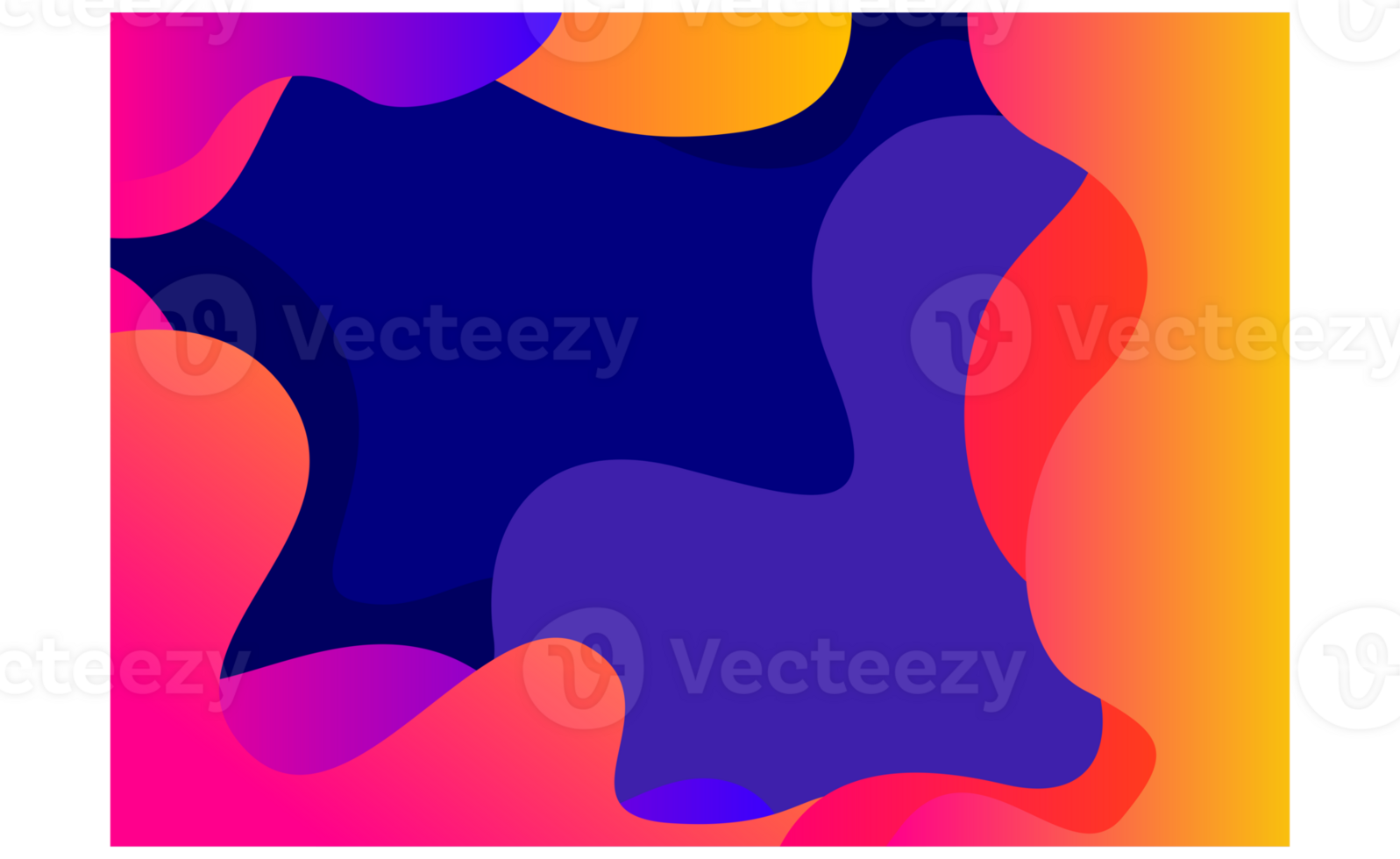 Abstract Squirt and Splash Gradient Fluid Background png