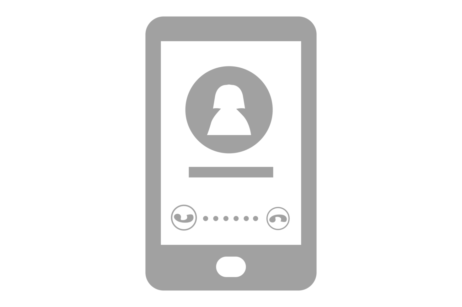 Business icon - mobile phone With transparent Background png