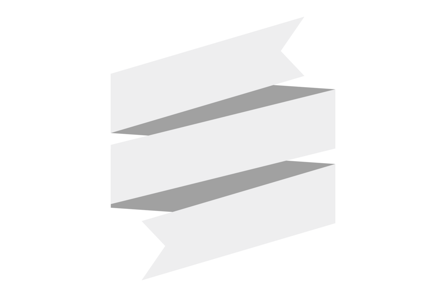 Grey Celebration Flag With Transparent Background png