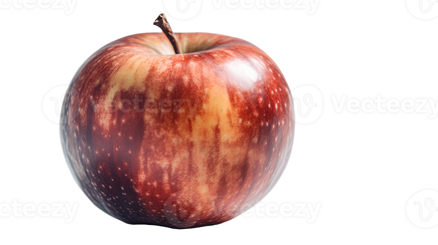 Realistic Ripe Apple Isolated on Background, Perfect for A Healthy Snack . png