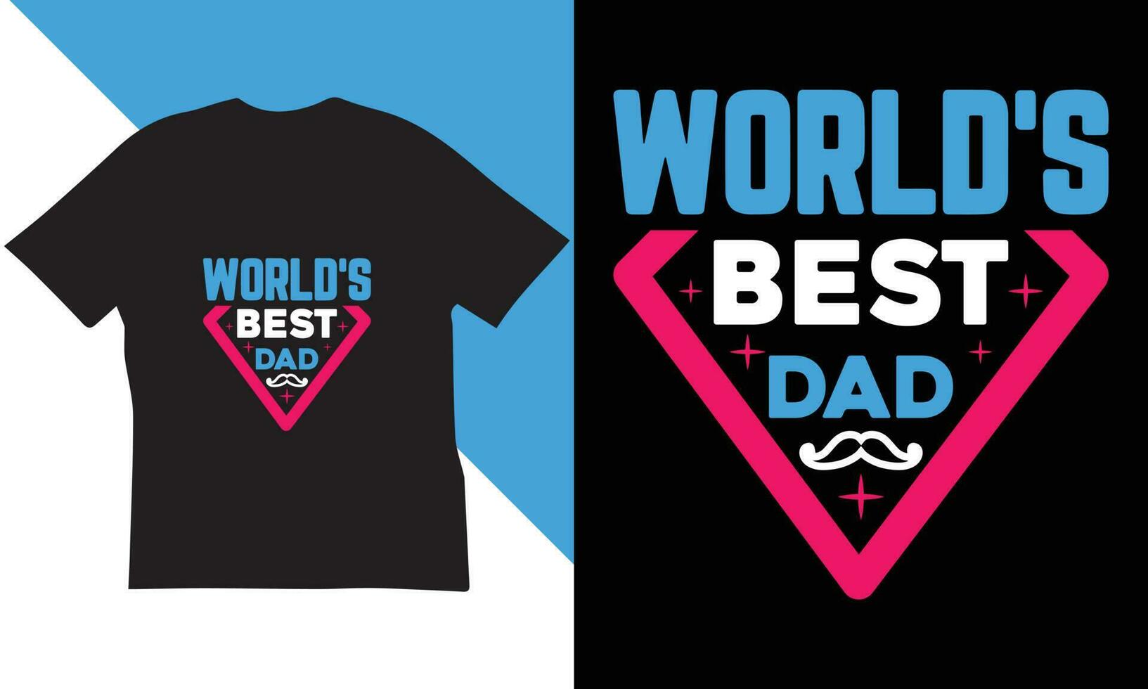 Father's day t-Shirt Design. vector