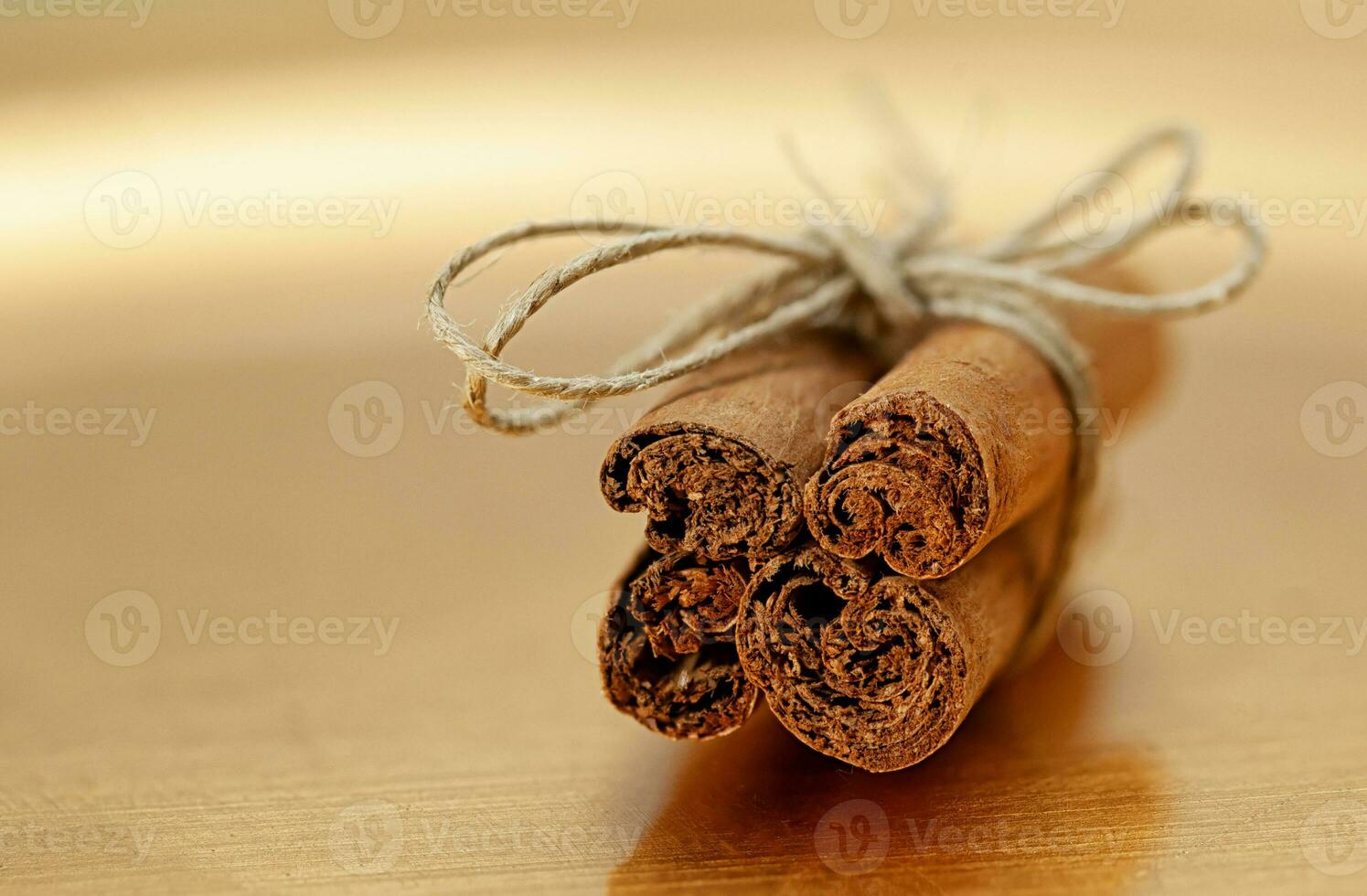 Bundle of cinnamon stick photo