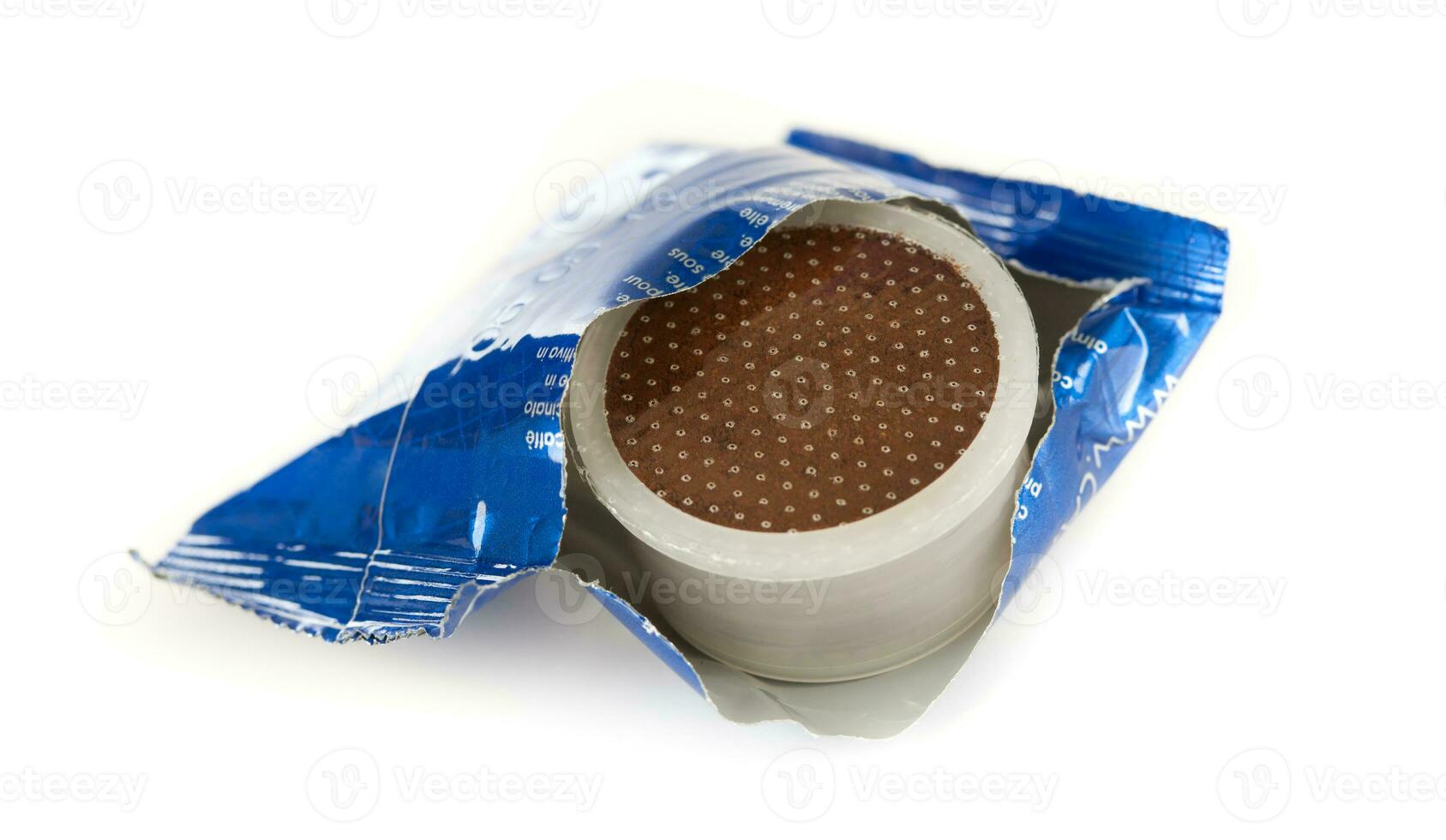 Coffee pods with package photo