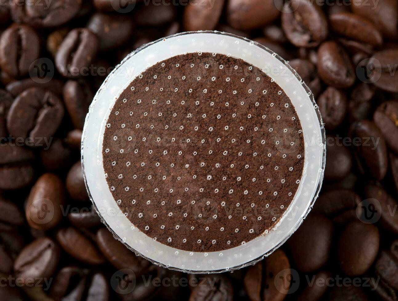 Coffee pods for espresso photo