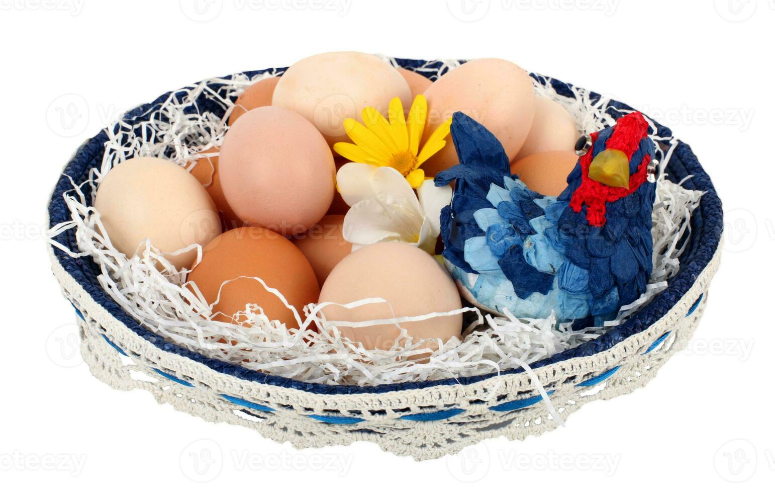 Basket of eggs photo