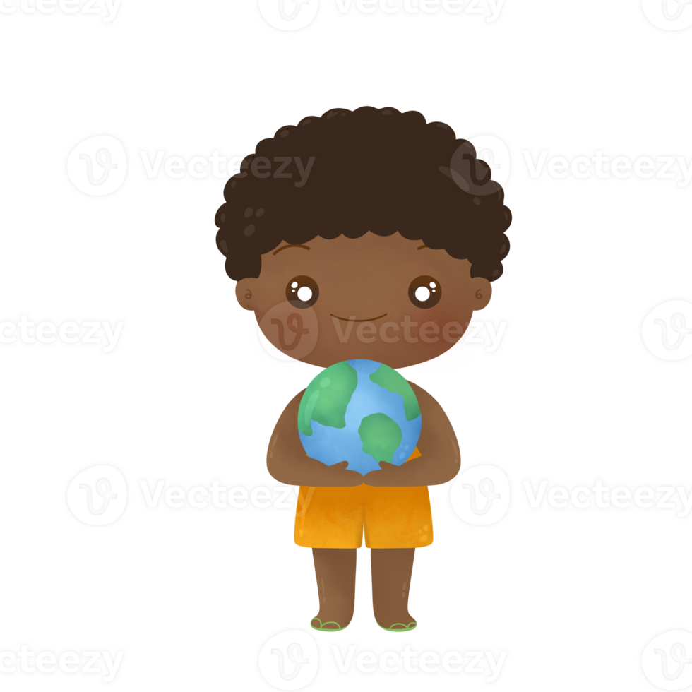 love earth cute cartoon png